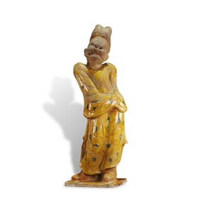 Tang Dynasty Tri-color eunuch figurine