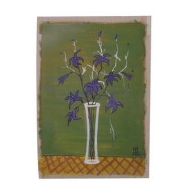 Sanyu?Flower?(oil painting)