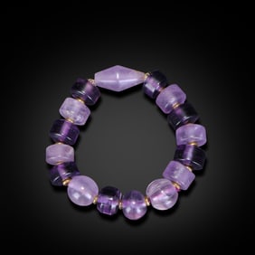 Warring States Period Crystal bead necklace