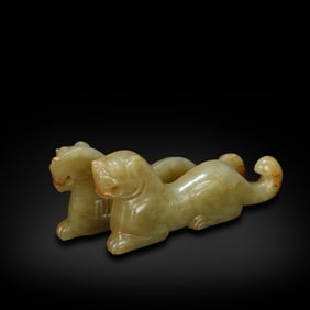Han Dynasty Jade tiger tally