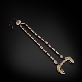 Cultural Period Jade bead necklace