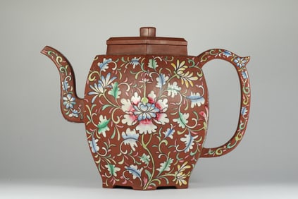 ZISHA ENAMEL TEAPOT
