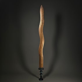 WARRING STATES PERIOD GOLD AND SILVER INLAID SWORD