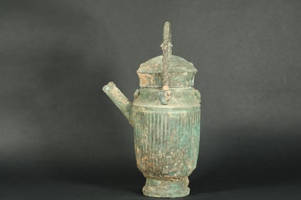 WARRING STATES PERIOD BRONZE LIFTING POT