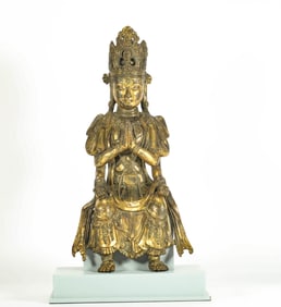 GILDED DALI FOUR-ARMED BODHISATTVA FROM THE SONG DYNASTY