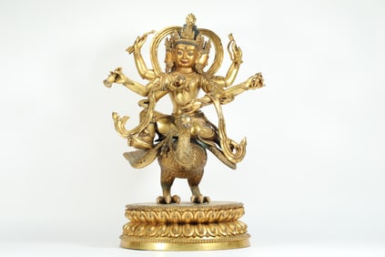 GILDED PEACOCK KING OF THE MING DYNASTY