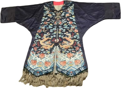 QING DYNASTY DRAGON ROBE