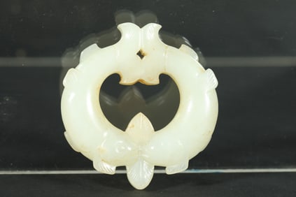 LIAO DYNASTY HETIAN JADE DOUBLE FISH PENDANT