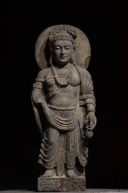 GANDHARA SCHIST BUDDHA STATUES