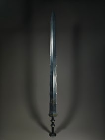 WARRING STATES PERIOD GOLD AND SILVER INLAID SWORD