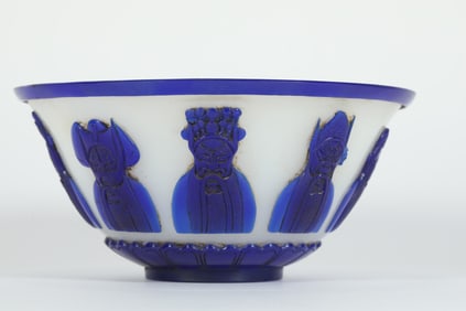 QING DYNASTY GLASS BOWL