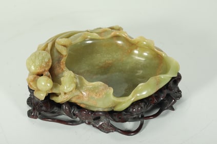 QING DYNASTY YELLOW JADE WASH