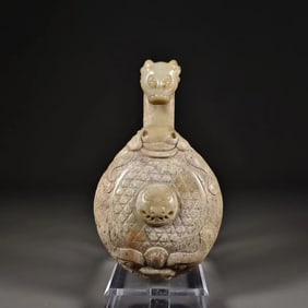 WARRING STATES PERIOD JADE HOOK