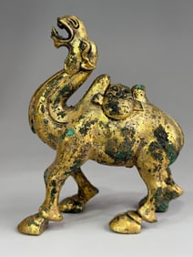 TANG DYNASTY GILDED CAMEL