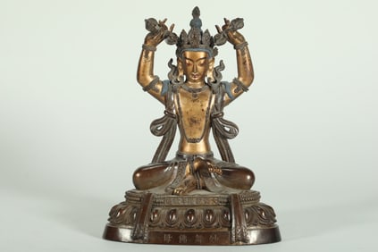 SIX-RANK BUDDHIST PAVILIONS AND STATUES FROM THE QING DYNASTY