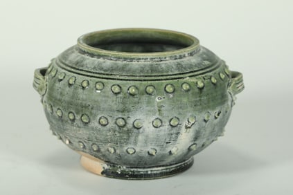 TANG DYNASTY GREEN GLAZED JAR