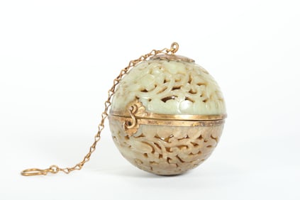 TANG DYNASTY HETIAN JADE INCENSE BURNER