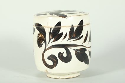 SONG DYNASTY CIZHOU KILN COVERED JAR