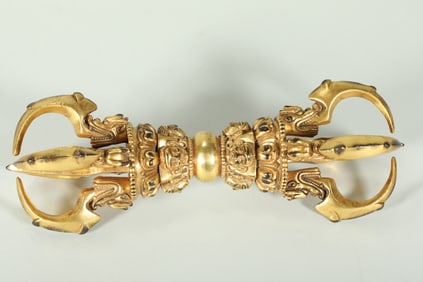 GILDED BRONZE RITUAL IMPLEMENTS OF THE MING DYNASTY