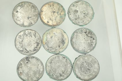 QING DYNASTY SILVER COINS