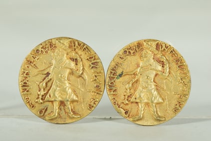 KUSHAN EMPIRE GILDED COINS