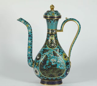 MING DYNASTY CLOISONNE TEAPOT