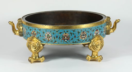 MING DYNASTY CLOISONNE INCENSE BURNER