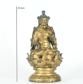 GILDED BODHISATTVA OF THE LIAO DYNASTY