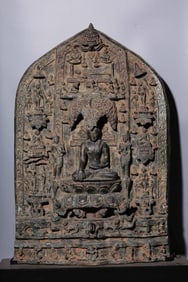 13TH-CENTURY BRONZE SHRINE