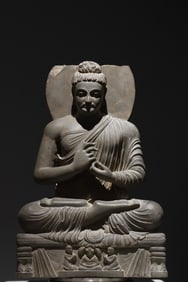 GANDHARA SCHIST BUDDHA STATUES