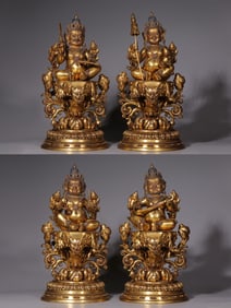 GILDED HEAVENLY KING OF THE MING DYNASTY