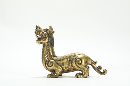GILDED BEAST OF THE QING DYNASTY