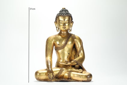 GILDED BUDDHA OF THE MING DYNASTY