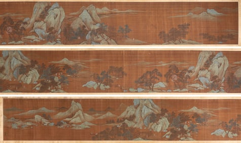 QIU YING'S LANDSCAPE SCROLL