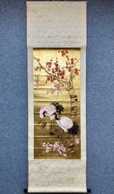 CHEN PEIQIU'S CRANE LONGEVITY PAINTING