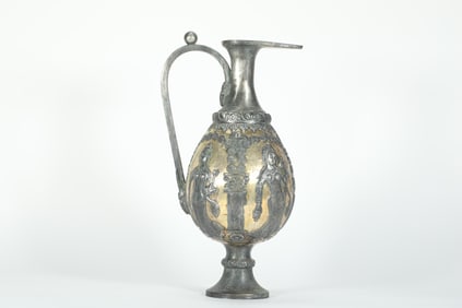 TANG DYNASTY PERSIAN SILVER GILT POT