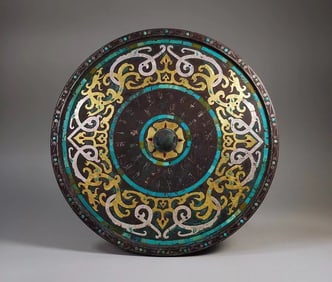 WARRING STATES PERIOD GOLD AND SILVER INLAID MIRROR