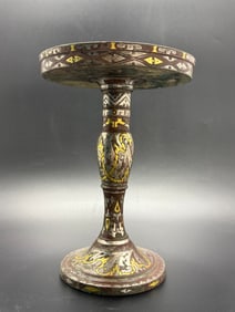 WARRING STATES PERIOD GOLD AND SILVER LAMP