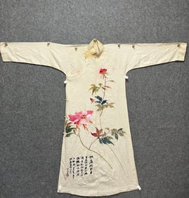 Zhang Daqian: Cheongsam Painted with Flower