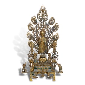 Northern Wei Dynasty Gilt-bronze Buddha statue