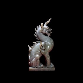 JADE TOMB GUARDIAN BEASTS FROM THE MING DYNASTY