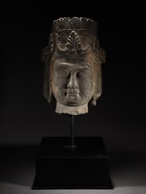 NORTHERN WEI DYNASTY STONE BUDDHA HEAD