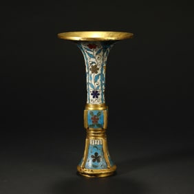 CLOISONN? FLOWER VASE