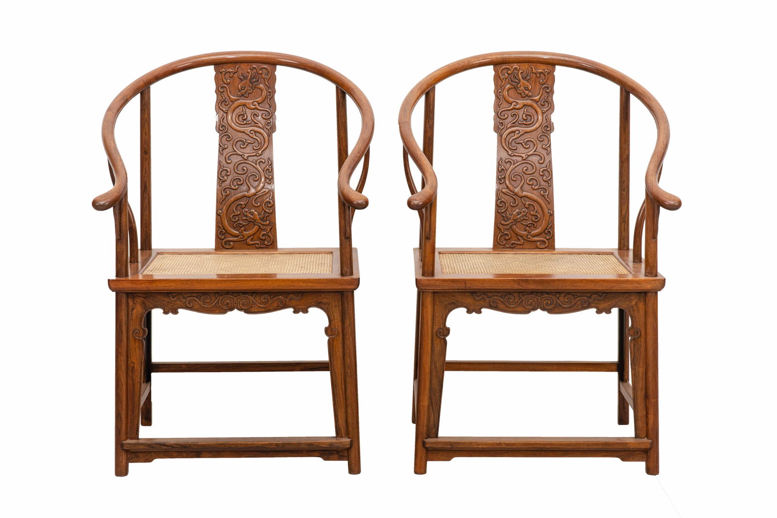 HUANGHUALI DRAGON-PATTERNED ARMCHAIR (1 of 12)