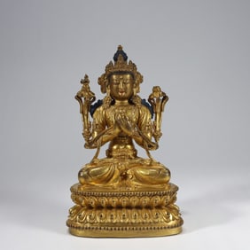 GILDED BRONZE DOCUMENTS FROM THE MING DYNASTY