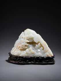 HETIAN JADE PEBBLE MOUNTAIN