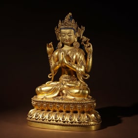 GILDED BRONZE DOCUMENT