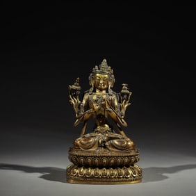 GILDED BRONZE DOCUMENT