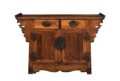 ROSEWOOD DOUBLE-SIDED CABINET