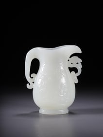 HOTAN JADE PANASONIC CHARACTER PATTERN POT